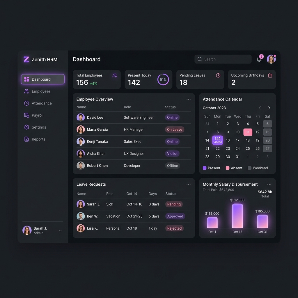 HRM & Payroll System
